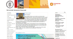 Desktop Screenshot of hervormdklaaswaal.nl